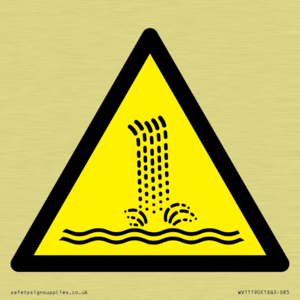 W517 Warning: Artificial waterfall/water cascade